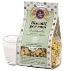 Biscotti per cani aroma Latte, gr 350, pasticceria artigianale