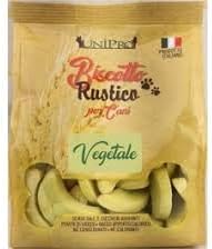 Biscotti per Cani unipro Rustico, biscotti per cani adulti di tutte le taglie, gusto con Vegetali, senza sale e zuccheri | 2 confezioni da 300 grammi l’una.