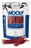 Woolf Snack per Cani, Strisce Petto d'Anatra, 100g