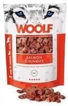 Woolf Cubetti di Salmone, Snack per Cani, 100g