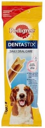 Dentastick Per Cane Stick 10 pacchetti da 7 stick(70 stick totali) 10-25kg