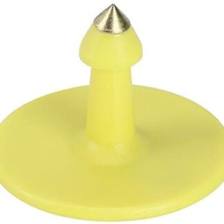 Accessorio per orecchio 100 pezzi Accessorio per etichetta con marchio auricolare per numero di capi di bestiame per volpi per bovini da maiale