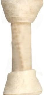 HAPPET Confezione da 12,5 cm - 30 pezzi - Massaggiagengive dentali naturali in pelle bovina - Duro duro, sano e delizioso per l'igiene orale