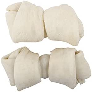 Fuss Dog Osso Nodo Bianco - Small