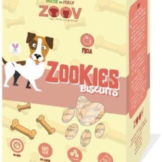 Biscotti secchi per cani al gusto mela a forma di osso 300g