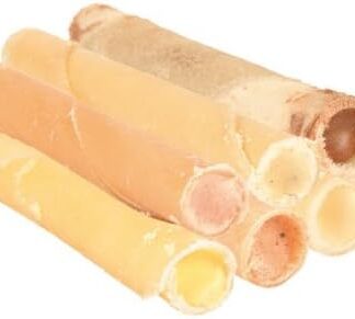 TRIXIE 10 rotoli da masticare riempiti, rondelle da 12 cm, confezione risparmio da 10 x 22 g