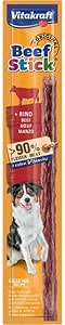 Snack per Cani BEEF STICK Manzo GR.12 (PACK 25 CONFEZIONI DA 12 GR)