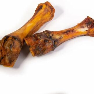 Gambe di vitello essiccate per cani, 10 pezzi, di produzione tedesca, articolo da masticare per grandi e piccini