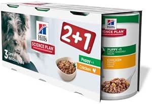 Hills Scie Hsp Canine Puppy Pollo Tripack 4X3X370Gr 1100 g