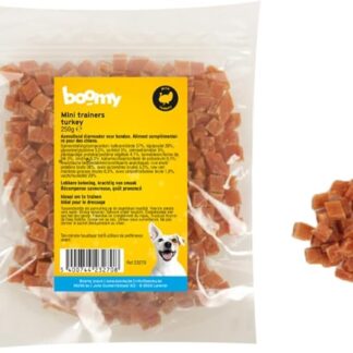Boomy Mini Trainers, Snack morbidi per cani, 250 g (alcocco)