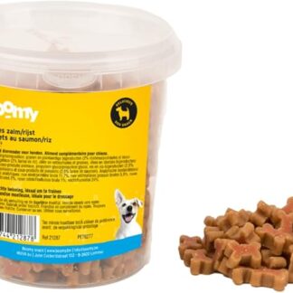 Boomy - Snack per cani - Snack di ricompensa - Bastoncini di salmone/riso - 2 x 500 g