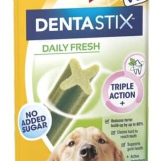 PEDIGREE Dentastix Fresh Daily - Mastica dentale per cani di taglia grande, 4 bastoncini
