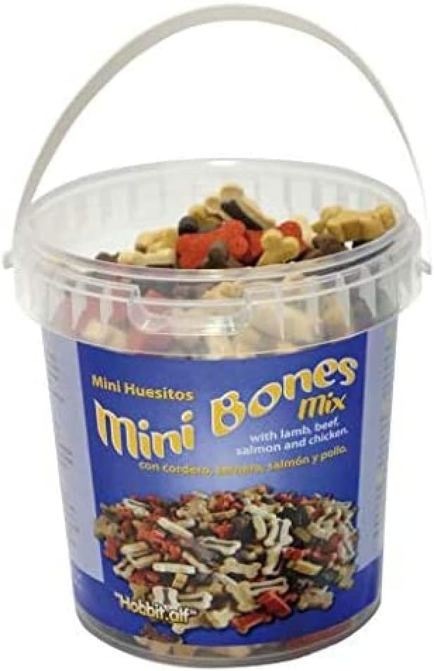 FOXCUP Mini huesitos di pollo, Agnello, Ternera e Salmon 500 gr - Snack per Cani, Taglia Piccola