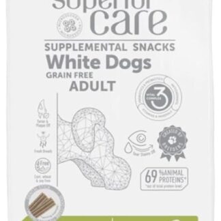 Nature's protection Superior White Dog Snack per Cani Adulti - Hypoallergenic Dental - Gusto Pesce - 150 gr