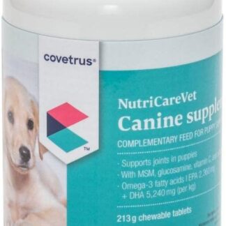 Covetrus NutriCareVet Puppy Support for Physiological Function of the Joints of Dog Puppies - 85 Chewable Tablets