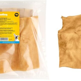 Boomy - Snack per cani - Piastre di pelle di manzo, 20 x 20 cm, 3 pezzi