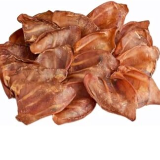 Dei NATURE Orecchie di Maiale Essiccate 50 Pezzi per Cani e Cuccioli, Snack Masticabile Naturale Adatto dieta Barf