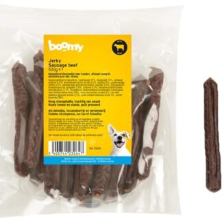 Boomy – Snack per cani - Snack per cani - Salsicce 12 cm - 500 g (manzo)
