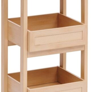 5five - credenza a 3 livelli cane, legno chiaro