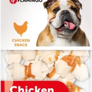 Flamingo Chick'n Snack Knotted Bone, confezione da 1 (1 x 400 g)