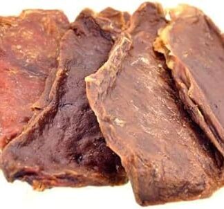 123 Treats Snack Integrativi per Cani - 450 g di Deliziosi Bocconcini di Carne di Manzo Essiccata Cotti a Fuoco Lento - Premietti per il Tuo Amico a Quattro Zampe
