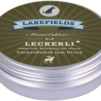 Lakefields MANUFAKTUR - Snack a base di carne secca, 50 g, dimensioni: 8 x 50 g