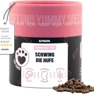 alphazoo Oscillante gli zoccoli da 65 g, per cani, ad alta percentuale di carne, senza cereali, senza zucchero, per cani naturali, per allenamento e ricompensa, snack per cani