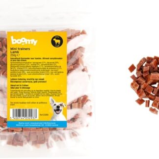 Boomy – Snack morbidi per cani - Snack per cani - Allenatori - Agnello - 250 g