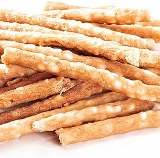 123... Hund dabei! - Bastoncini di riso di pollo 150 g – Bastone da masticare con pollo e riso – Spuntino per cani – Bastoncini da masticare per cani – Bastone da masticare con coniglio (riso di pollo