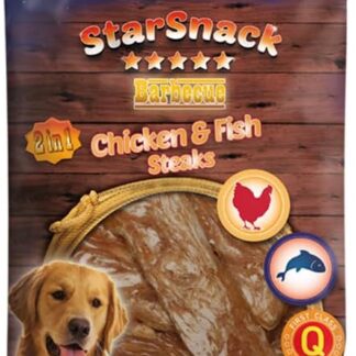 Nobby StarSnack Barbecue Chicken & Fish Bistecca ca. 140 g, 11,0 x 3,0 cm