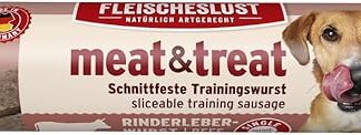 Fleischeslust Meat & Treat - Salsiccia fegato di manzo 80 g