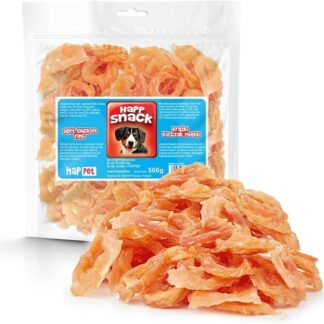 HAPPET Dolcetti morbidi per cani di pollo - prelibatezze naturali per l'allenamento e dental - bocconcini facili da digerire, a basso contenuto di grassi per sostenere i denti puliti, alito fresco e