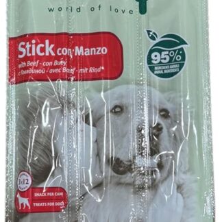 Oasy STICK snack per cani cuccioli e adulti PROMOZIONE gusto MANZO | 6 confezioni da 3x12 grammi