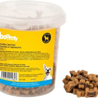 Boomy - Snack per cani - Snack morbidi premio - Miscela di agnello/riso - 2 x 500 g