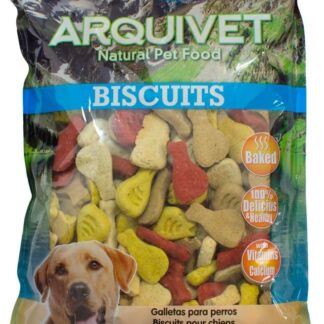 ARQUIVET Biscotti per Cani 'Prosciutto Mix' - 1 kg - Snack per Cani
