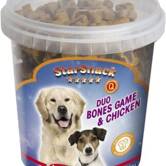 Starsnack Duo Bones Game & Chicken Snack per Cani al Pollo e Selvaggina 500g
