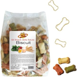 Biscuit - Biscotti gustosi, sani e sempre fragranti, Pet's Planet, Sacchetto 1 Kg
