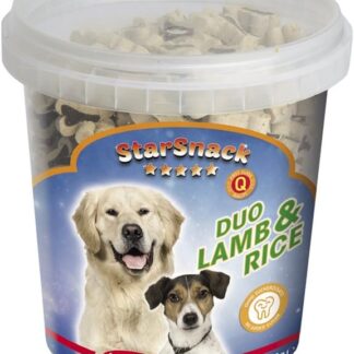 Nobby 69730 STARSNACK AGNELLO RISO 500 GM vaschetta, Confezione da 4