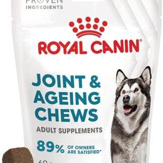 Royal Canin Joint & Ageing Chews | 240 g | Snack per cani adulti di tutte le taglie e razze | Sacchetto richiudibile | Sviluppato con veterinari | Con cozza verde neozelandese