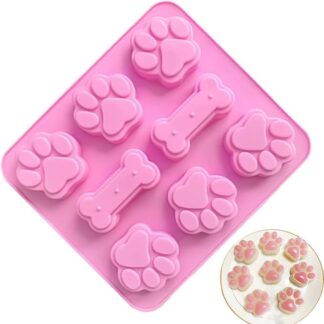 Stampo In Silicone Per E Osso Di Cucciolo, Stampo In Silicone Per Dolcetti Per Cani - Stampo In Silicone Antiaderente Per Dolci - Stampo Per Dolcetti Per Cani Stampo Facile Da Rimuovere Per C
