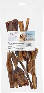Wild & Fein Spuntino per cani Dental Natural Sticks Agnello - 80 g