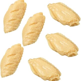 Abaodam 6pezzi Modelli Di Ala Di Pollo Finta Prop Alimentare Imitato Per Decorazione e Fotografia Realistico Di Cibo Per Cucina e Eventi