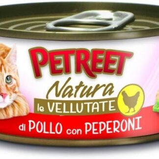 Petreet Nat. Vell. Pollo/Peperoni Gr 70