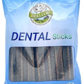 Bellfor Dental Sticks para perros. Per la pulizia denti cane, combate la placa y el mal aliento 100 g. Sin cereales, con proteínas de insectos. Adecuado para todas las razas y cachorros.