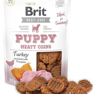 | Brit Snack Puppy Monete Tacchino per Cani è un alimento ideato per il post-allenamento o come gratificante.