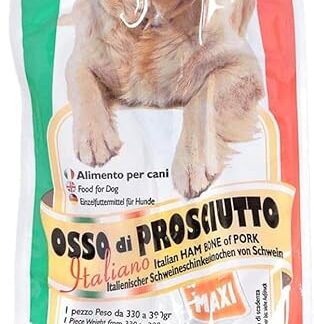 Osso Grande Di Prosciutto Sottovuoto Per Cani, Da 330 A 390 G