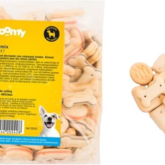 Boomy - Snack per cani - Biscotti per cani - Mix dorato - 2 x 550 g