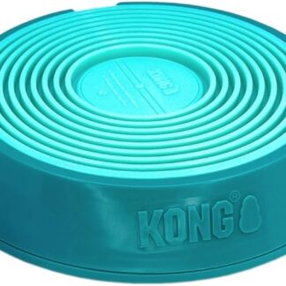 KONG Licks Spinz - Cuscinetto rotante testurizzato per alimenti, con base antiscivolo (grande)