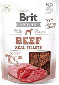 Snack per Cani VAFO PRAHA s.r.o. Bret Dog 80G Snack Justky Beef Filets / 12