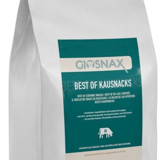 GIOSNAX - Il meglio degli snack masticare, rumine di manzo, strisce di cuoio capelluto di manzo per la cura dei denti, pezzi di orecchie di manzo, polmone di manzo, coda di bue di manzo, cibo diretto